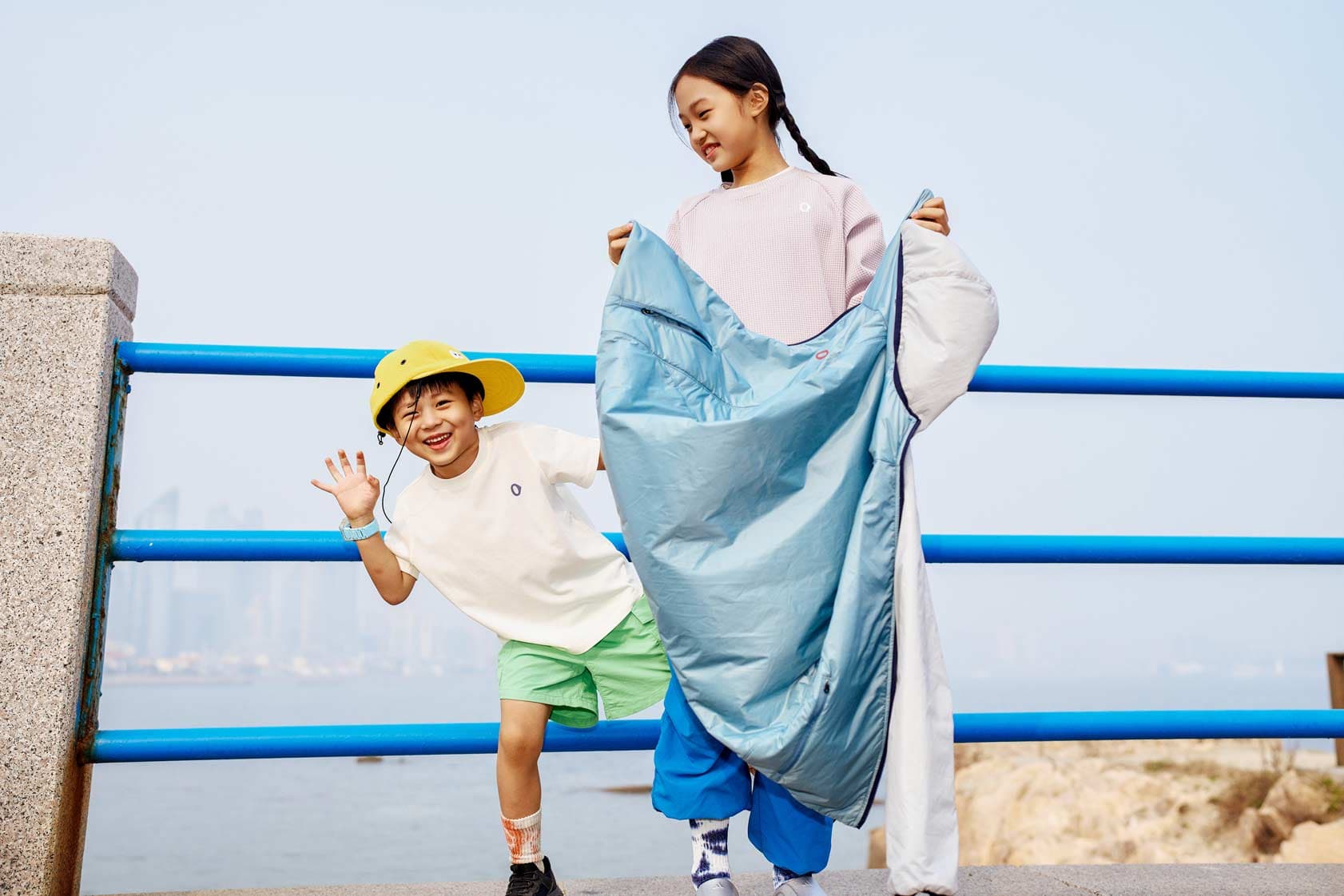 Kids commercial brand campaign advertising photography for apparel by Una Zhu